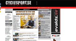 Desktop Screenshot of cyclesport.se