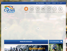 Tablet Screenshot of cyclesport.com.py